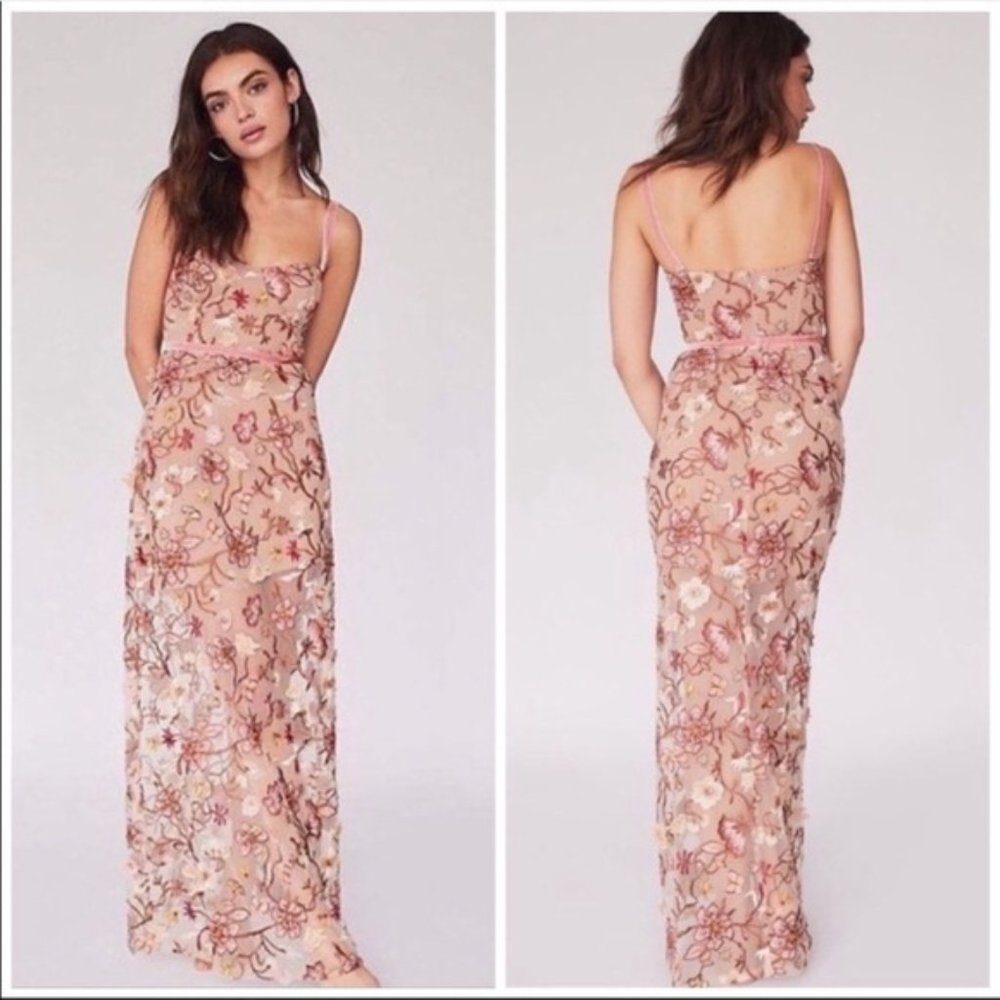 For Love & Lemons Beatrice Strappy Maxi Dress